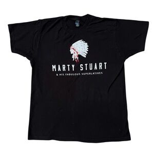 Tultex - Marty Stuart & His Fabulous Superlatives T-Shirt - Black Large